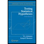 Testing Statistical Hypotheses