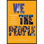 We the People Essentials Edition 11TH 17 Edition, by Benjamin Ginsberg - ISBN 9780393283648