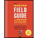 cover of Norton Field Guide to Writing - With Readings and Handbook - MLA Update (4th edition)