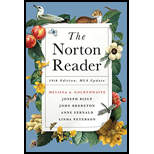 the norton reader 14th edition table of contents