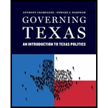 Governing Texas An Introduction to Texas Politics