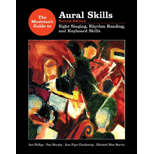 Musicianss Guide to Aural Skills, Volume 1