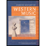 Concise History of Western Music   With 4 CDs