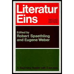 Literatur Eins  A Beginning Reader with Exercises