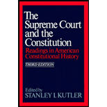 Supreme Court and the Constitution: Readings in American Constitutional History by Stanley I.  Ed. Kutler - ISBN 9780393954371