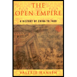 Open Empire  A History of China to 1600