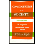 Consciousness and Society : The Reorientation of European Social Thought, 1890-1930 -  H. Stuart Hughes, Paperback