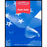 America`s Past and Promise   Study Guide (ISBN10 0395707056; ISBN13 