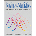 Business Statistics for Management and Economics (ISBN10 0395712319 