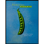 Elementary Algebra, Text Only -  Sandra P. Clarkson and Barbara J. Barone, Hardback