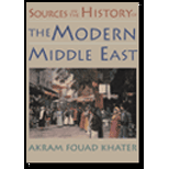 Sources in the History of the Modern Middle East