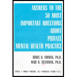 Answers to the 50 Most Important Questions About Private Mental Health Practice