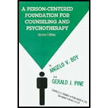 Person Centered Foundation for Counseling and Psychotherapy