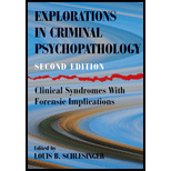 Explorations In Criminal Psychopathology  Clinical Syndromes With Forensic Implications