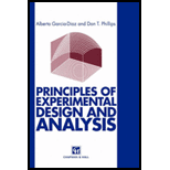 Principles of Experimental Design and Analysis