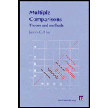 Multiple Comparisons  Theory and Methods