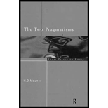 Two Pragmatisms  From Peirce to Rorty