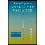 Students Guide to Analysis of Variance