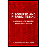 Discourse and Discrimination Rhetorics of Racism and Antisemitism