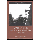 War in the Modern World Since 1815