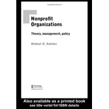 Nonprofit Organizations  Theory, Management, Policy