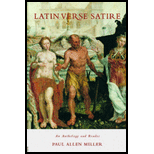 Latin Verse Satire  Anthology and Critical Reader