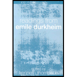 Readings From Emile Durkheim