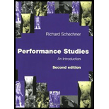 Performance Studies