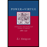 Power and Virtue Architecture and Intellectual Change in England 1660 1730