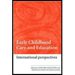 Early Childhood Care and Education