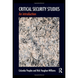 Critical Security Studies An Introduction