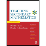 Teaching Secondary Mathematics