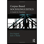 Corpus Based Sociolinguistics  A Guide for Students