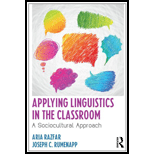 Applying Linguistics in the Classroom A Sociocultural Approach