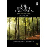 English Legal System 2012 2013