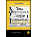 Team Effectiveness In Complex Organizations