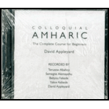 Colloquial Amharic Audio CD