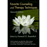 Favorite Counseling and Therapy Techiques