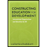 Constructing Education for Development