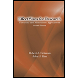 Effect Sizes for Research Univariate and Multivariate Applications