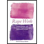 Rape Work  Victims, Gender, and Emotions in Organization and Community Context