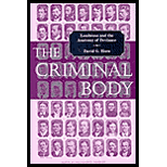 Criminal Body  Lombroso and the Anatomy of Deviance