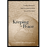 Keeping the Peace  Conflict Resolution and Peaceful Societies Around the World