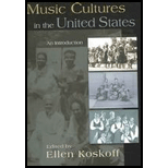 Music Cultures in the United States  With CD