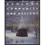 Ecology, Community and Delight