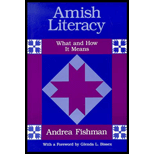 Amish Literacy : What and How It Means - Andrea Fishman
