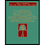 Cardiac, Vascular and Thoracic Anesthesia