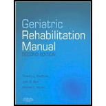 Geriatric Rehabilitation Manual