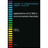 Applications of LC/MS in Environmental Chemistry