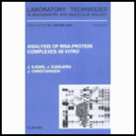 Analysis of Rna Protein Comp. in Vitro